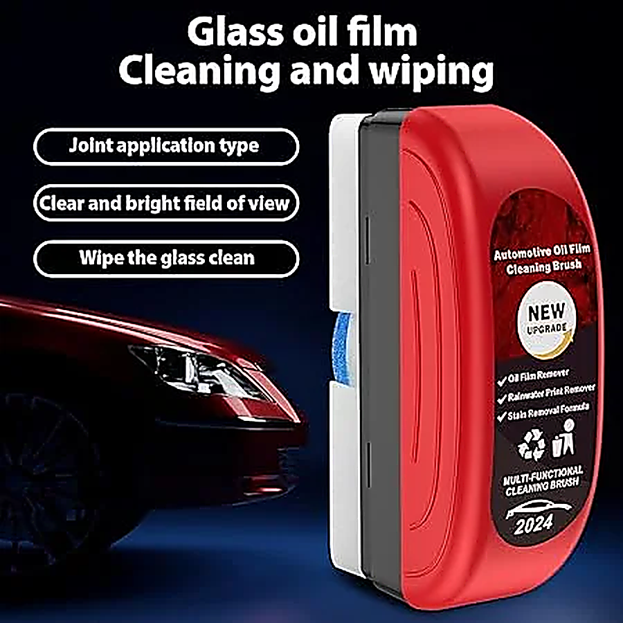 Automotive Oil Film Cleaning Brush & Glass Cleaning Board