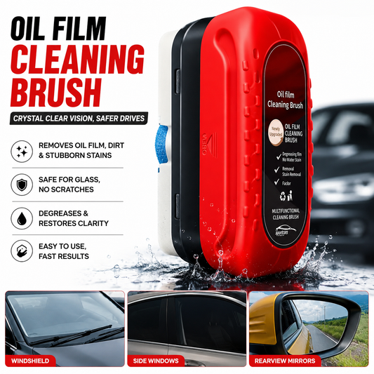 Automotive Oil Film Cleaning Brush & Glass Cleaning Board