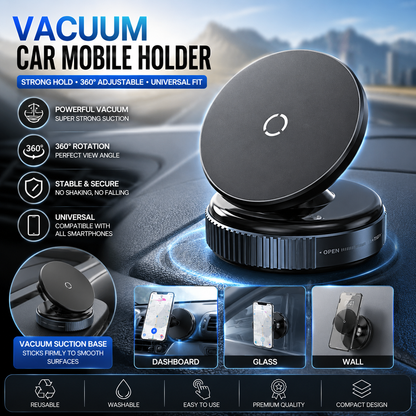 Vacuum Car Mobile Holder